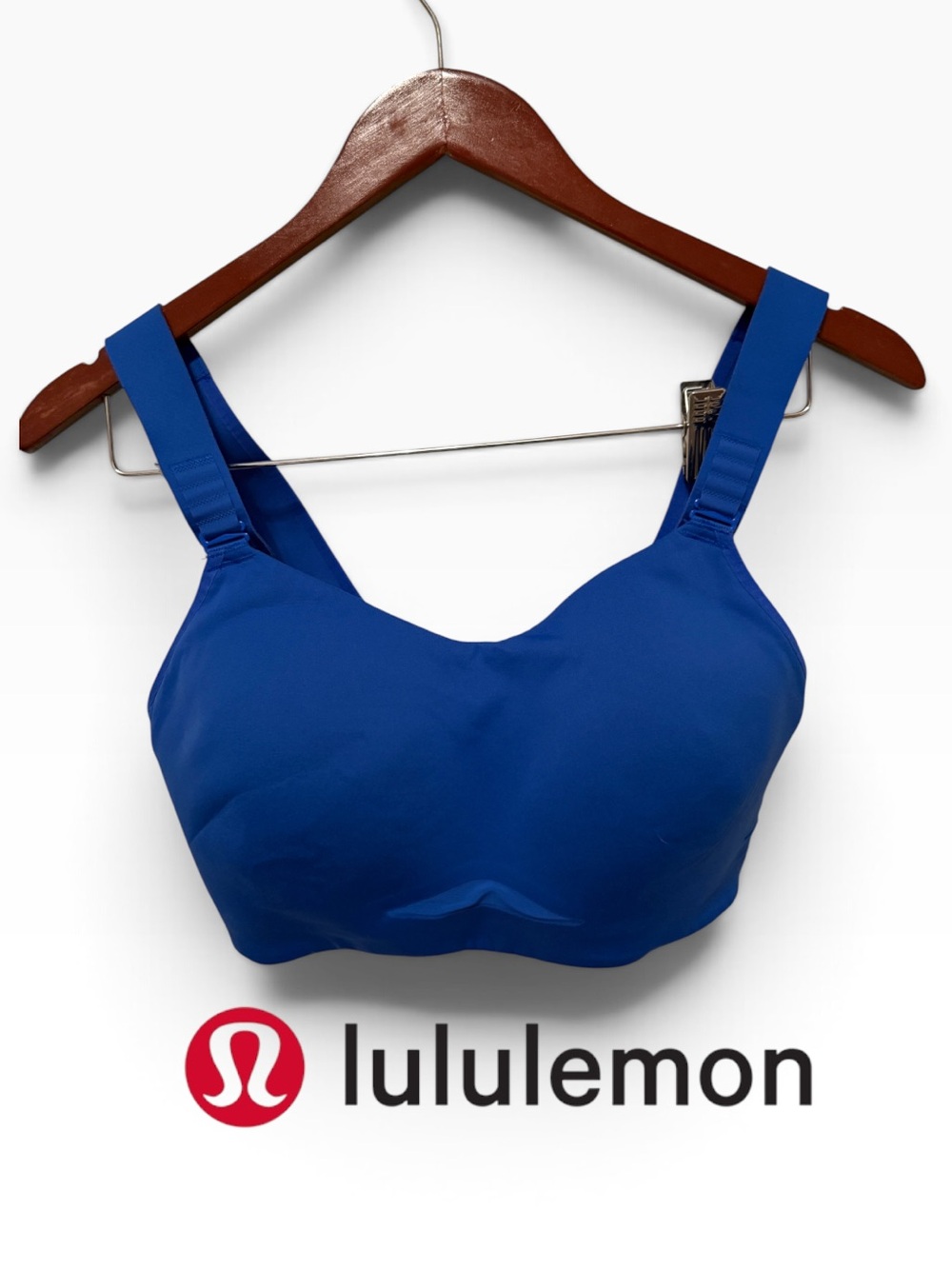 Lululemon Blue Sports Bra Size 34DD Adjustable Straps